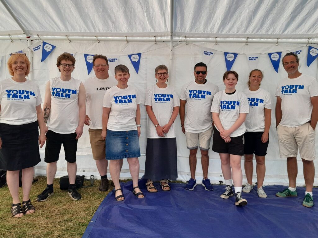 Youth Talk Volunteers at the St Albans Half Marathon 2023.